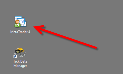 Shortcut to launch MT4 client terminal